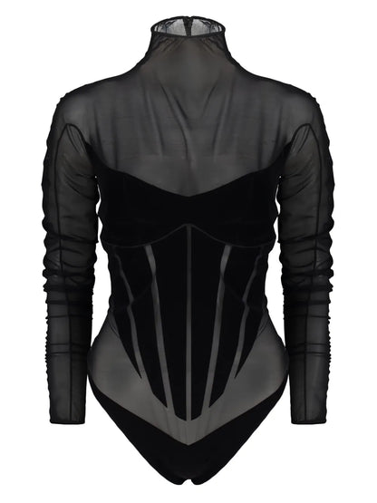 Semi-Sheer Bodysuit
