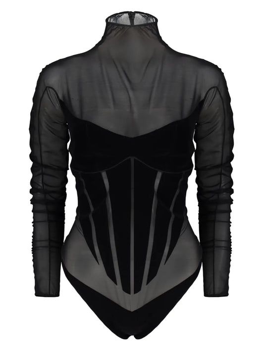 Semi-Sheer Bodysuit