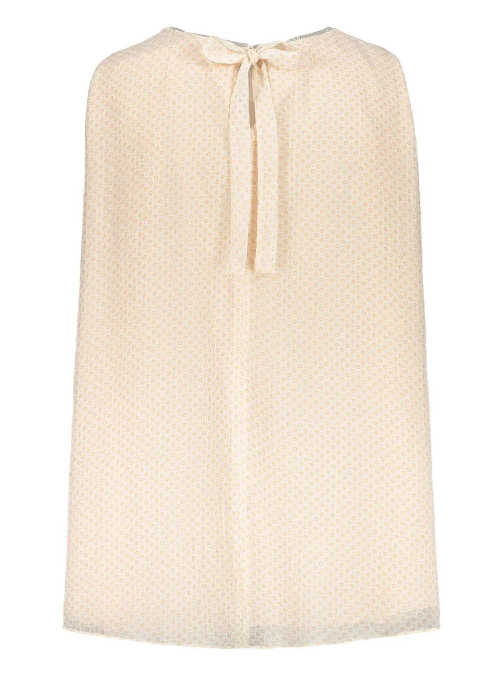Floral-Jacquard Blouse