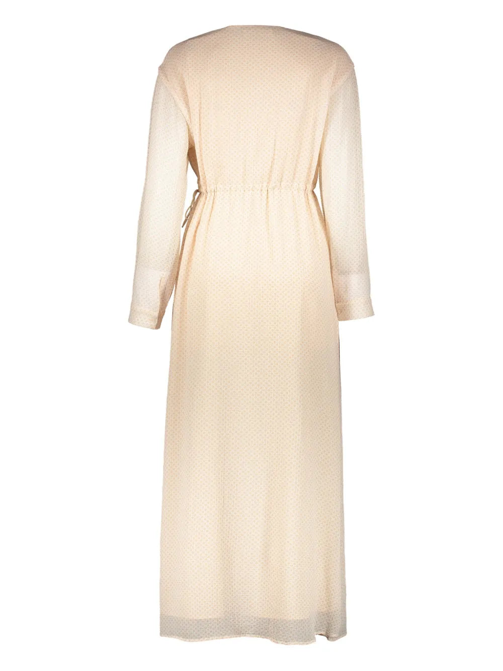 Crepe-Texture Maxi Dress