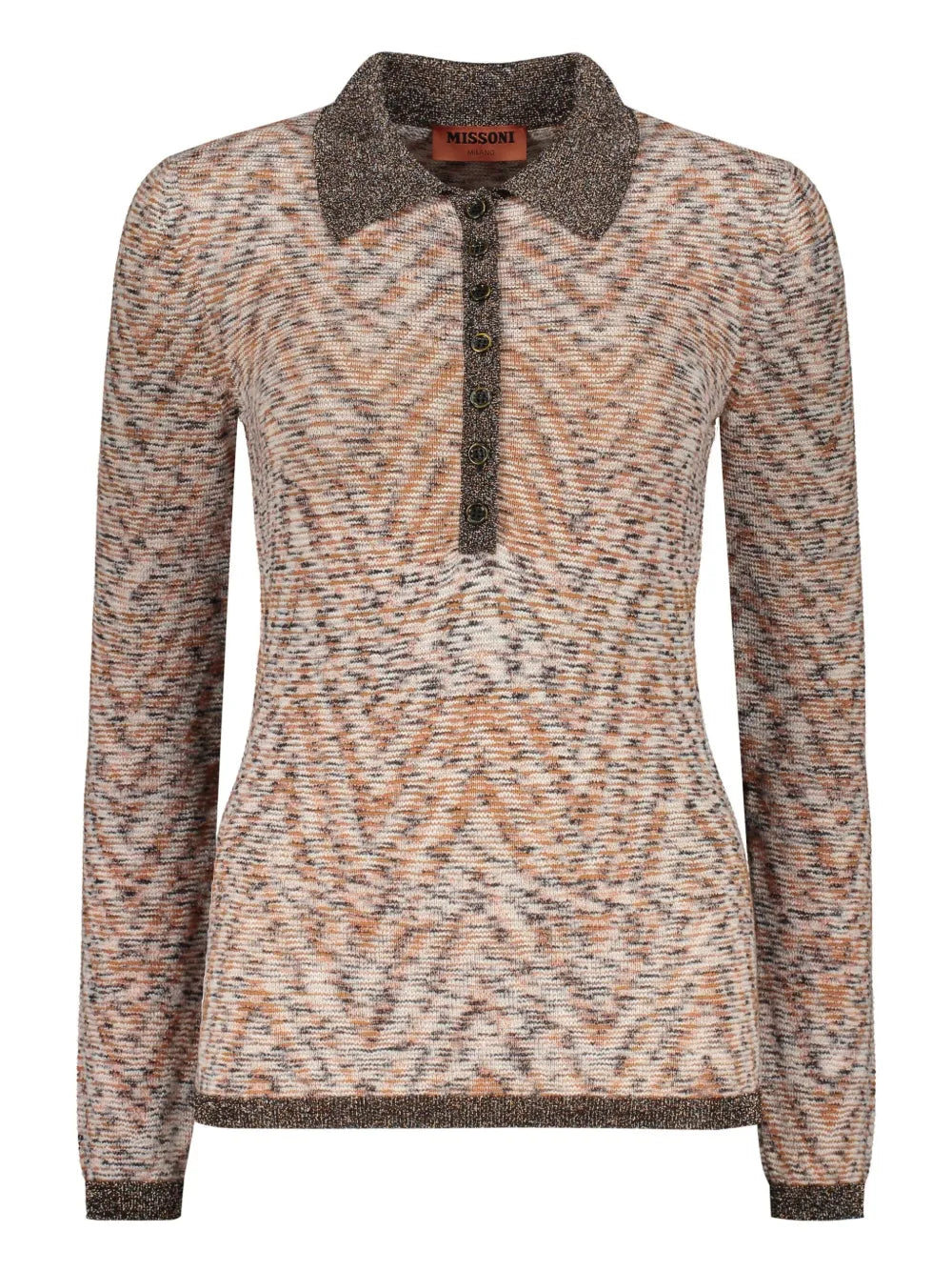 Knitted Polo Top