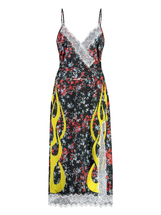 Floral-Print Dress