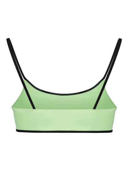 Logo-Print Bikini Top