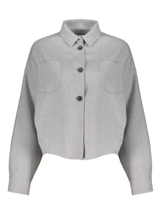 Felted Shirt Jacket