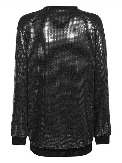 Rhinestone-Embellished Mini Dress