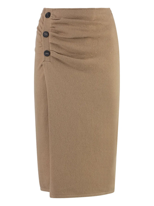 Cashmere Midi Skirt
