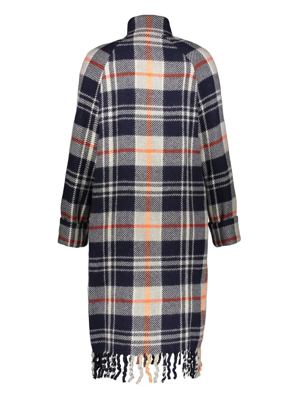 Checked Wool Coat