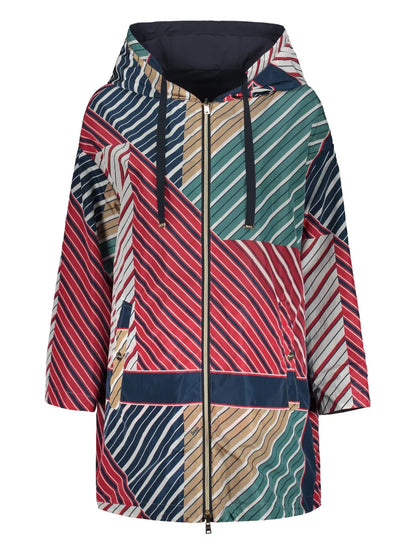 Reversible Striped Coat