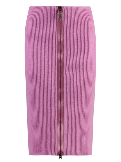 Ribbed-Knit Skirt
