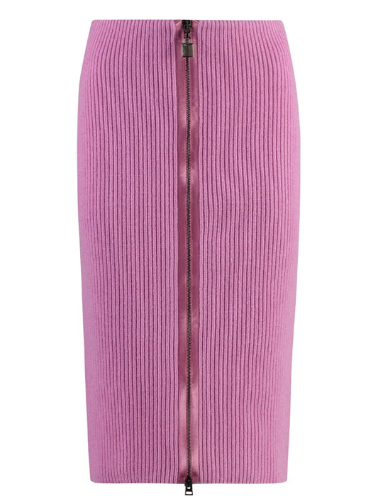 Ribbed-Knit Skirt
