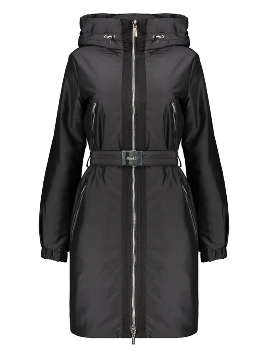 Logo-Belted Coat