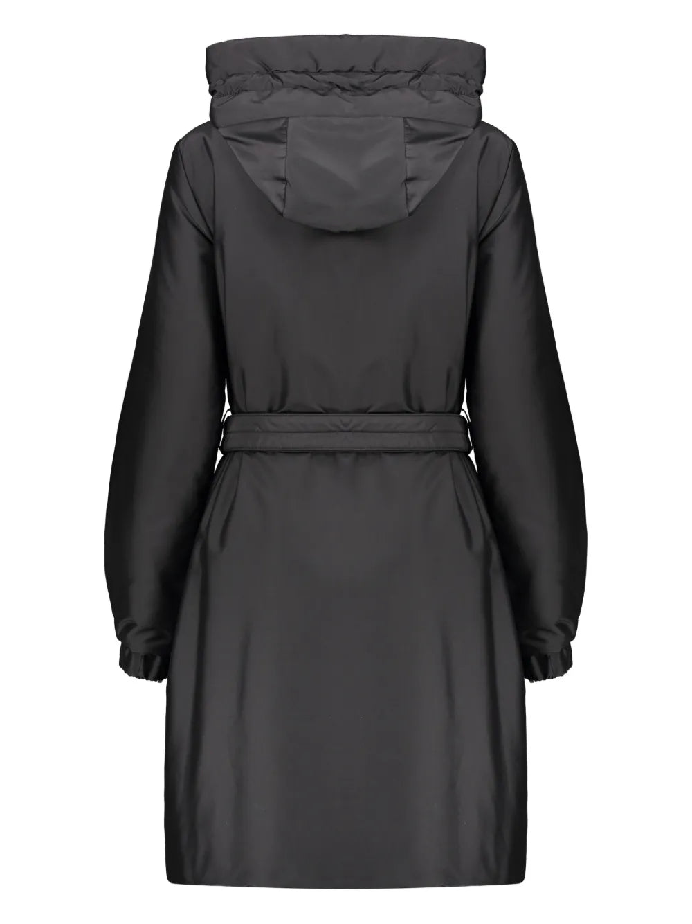 Logo-Belted Coat