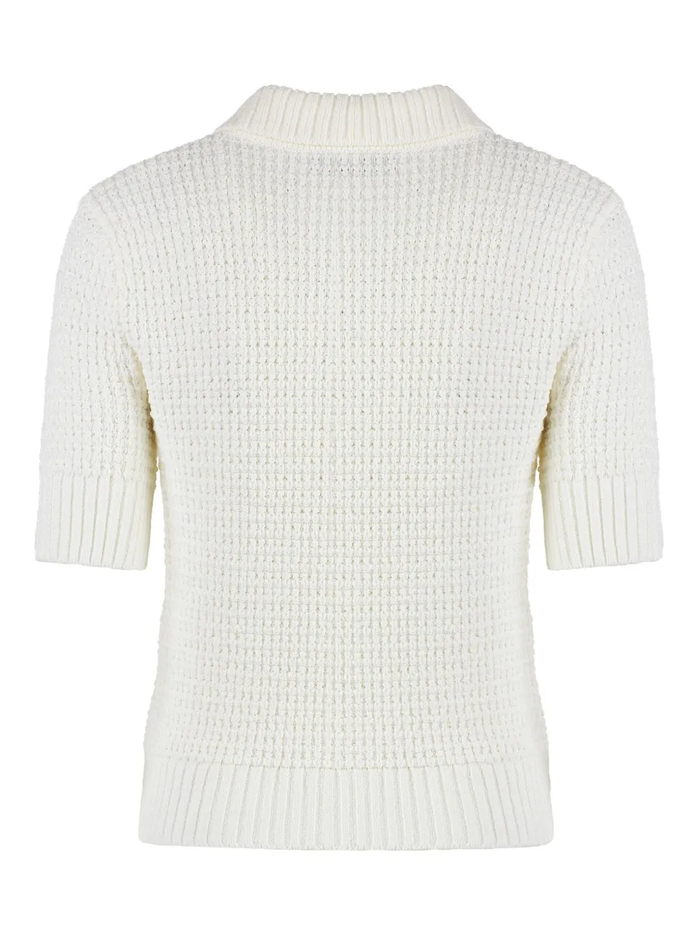 Knitted Cotton Polo Shirt