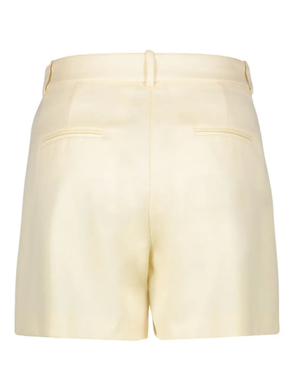 Pleat-Detail Shorts