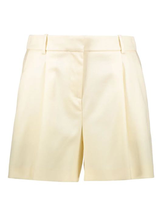 Pleat-Detail Shorts