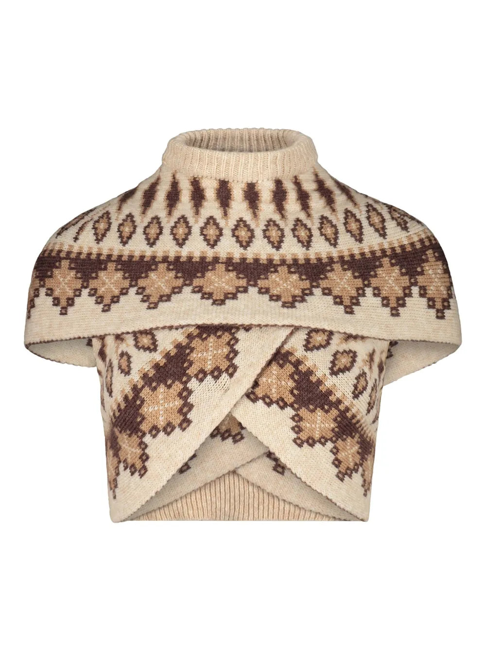 Virgin Wool-Blend Top