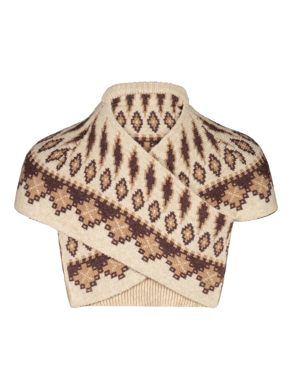 Virgin Wool-Blend Top
