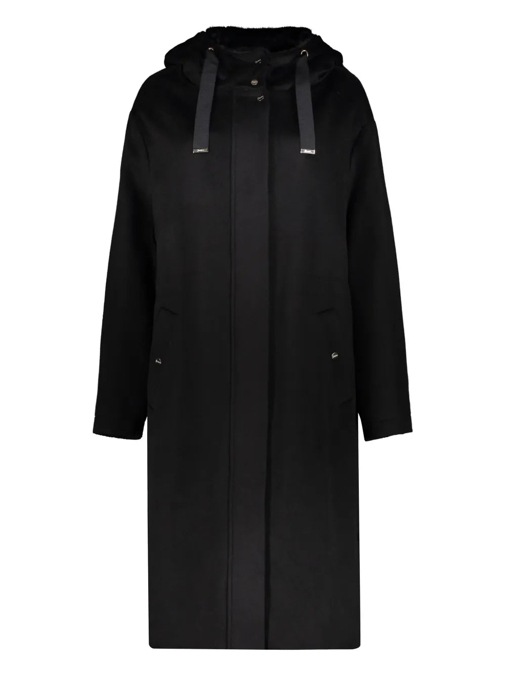 Logo-Plaque Parka Coat