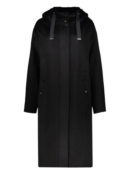 Logo-Plaque Parka Coat