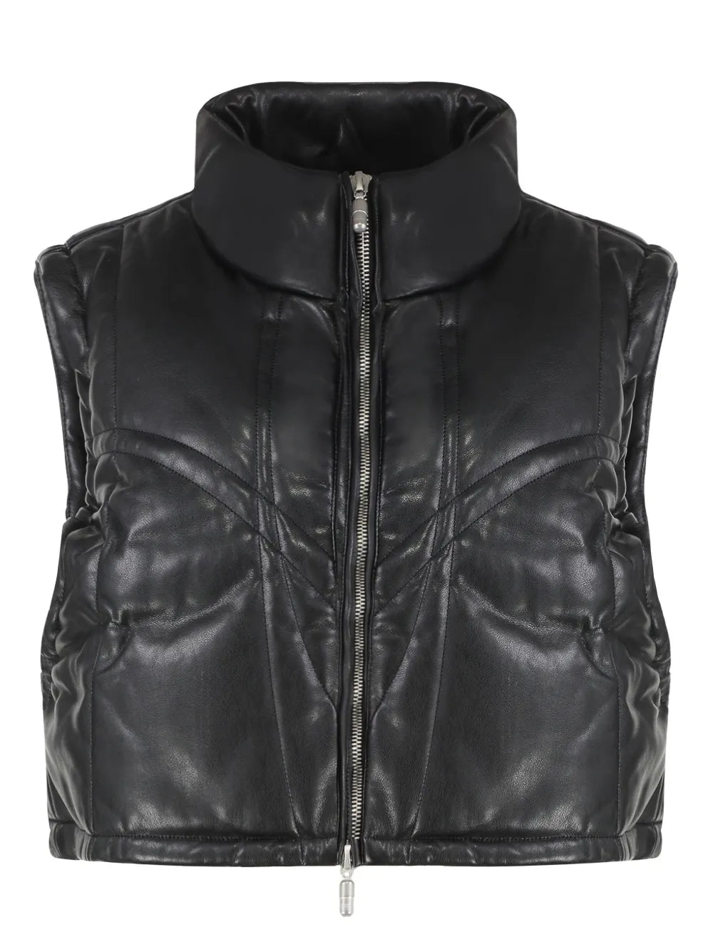 Faux-Leather Vest