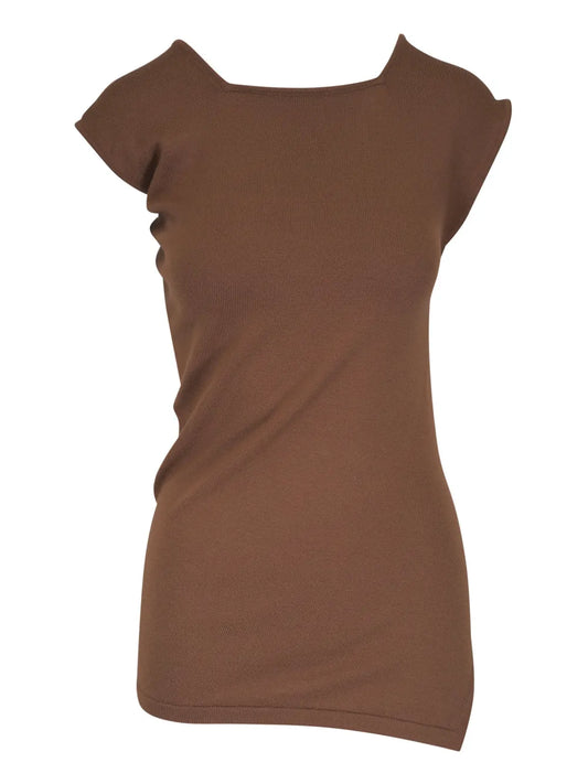 Josif Asymmetric-Neckline T-Shirt