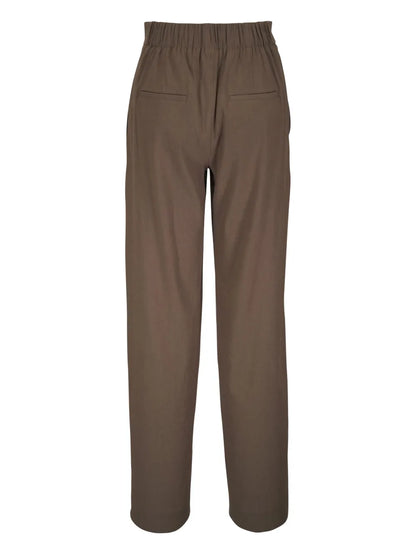 Elasticated-Waist Trousers