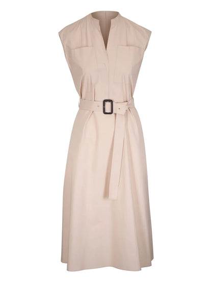 Belted Midi Dress