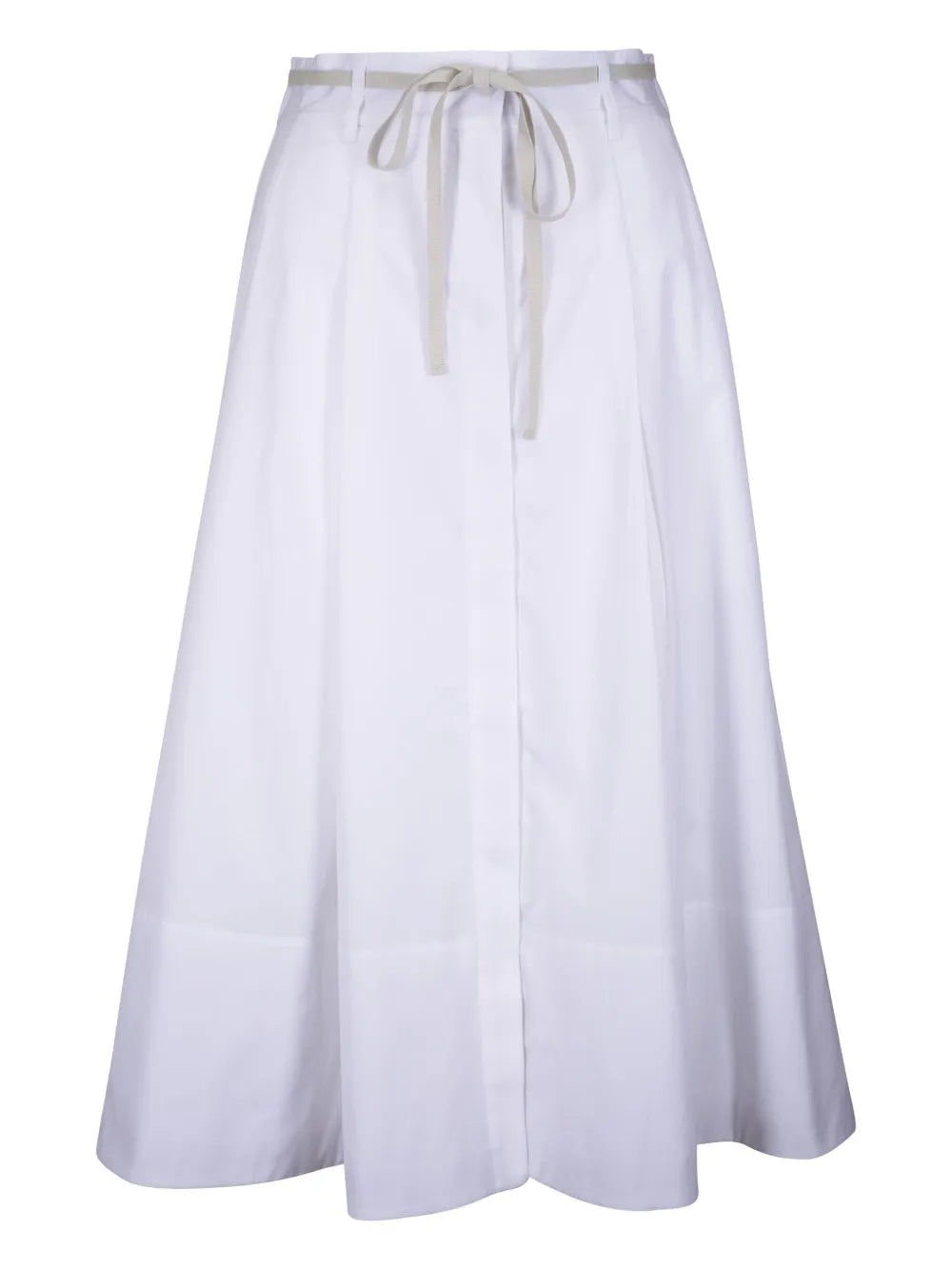 Cotton Midi Skirt