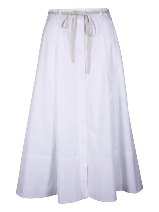 Cotton Midi Skirt