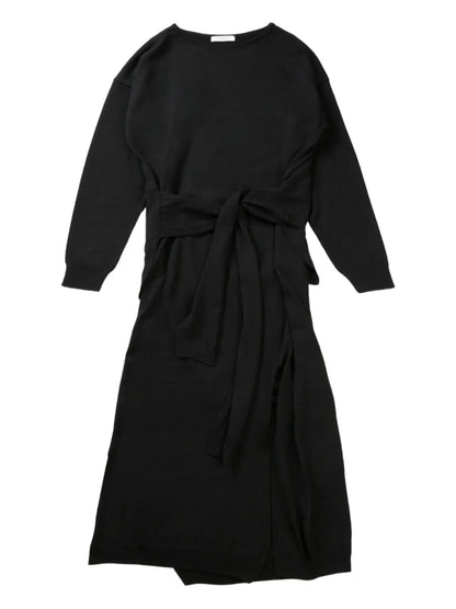 Knot-Detail Midi Dress