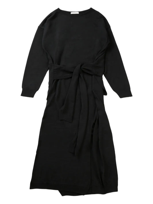 Knot-Detail Midi Dress
