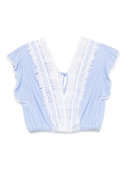 Lace-Detailed Top