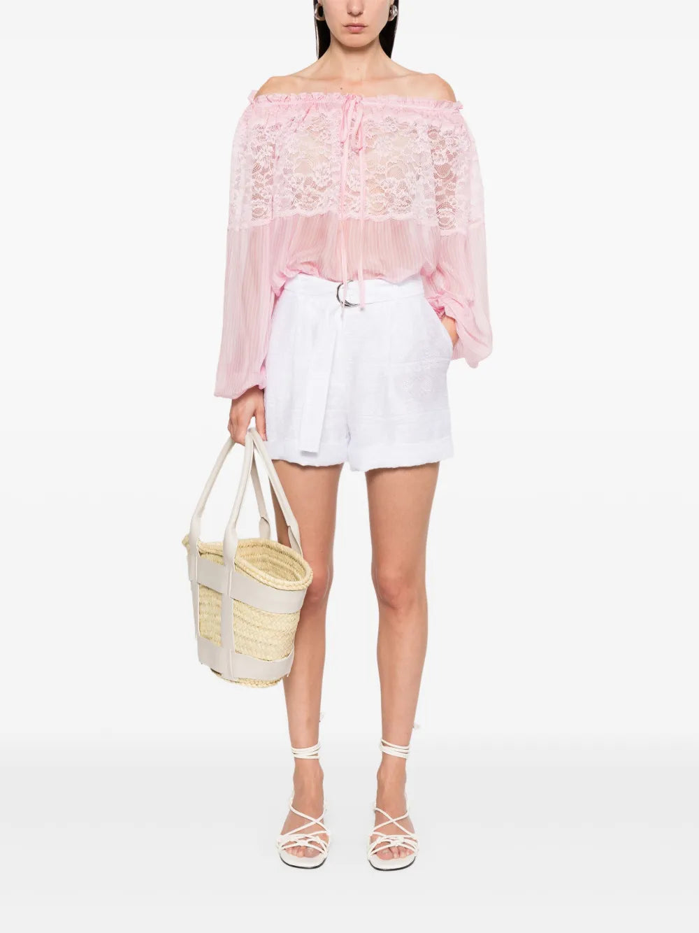 Lace-Detailed Blouse