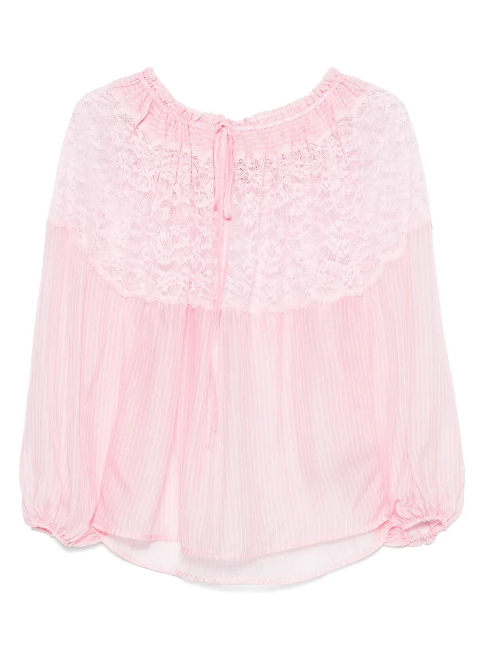 Lace-Detailed Blouse