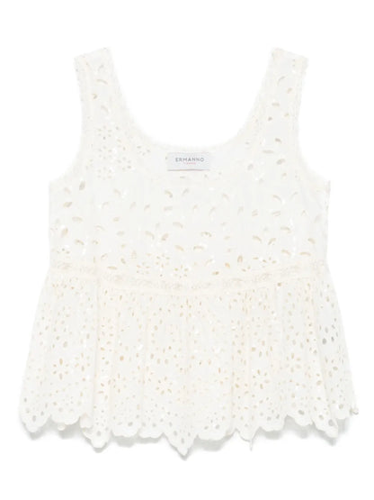 Broderie Anglaise Tank Top