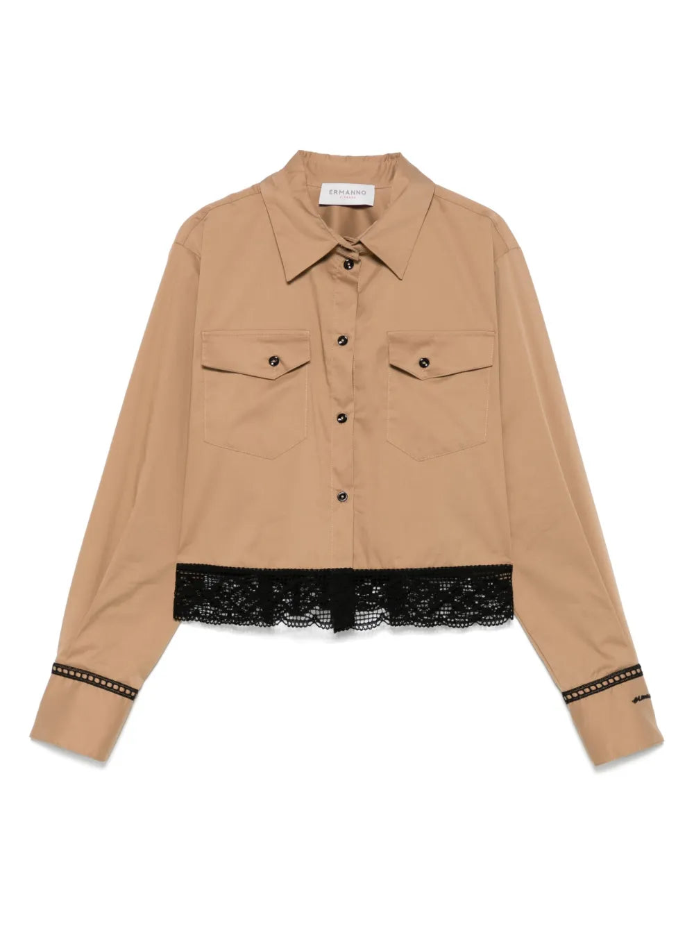 Lace-Trim Shirt