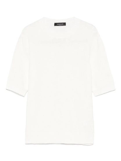 Sequin-Embellished Crew-Neck T-Shirt