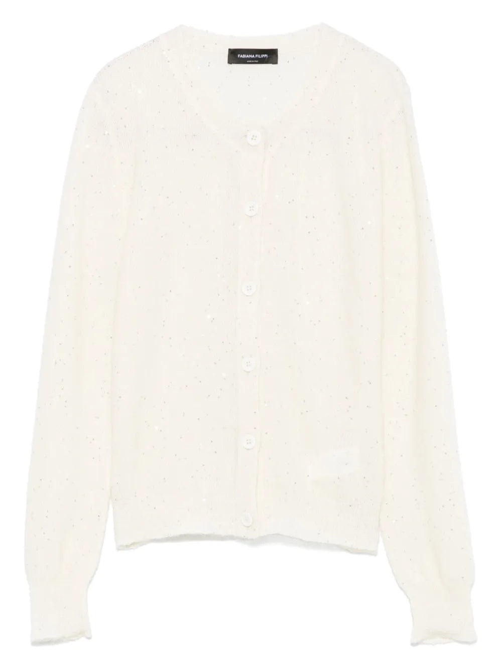 Sequin-Embellished Cardigan