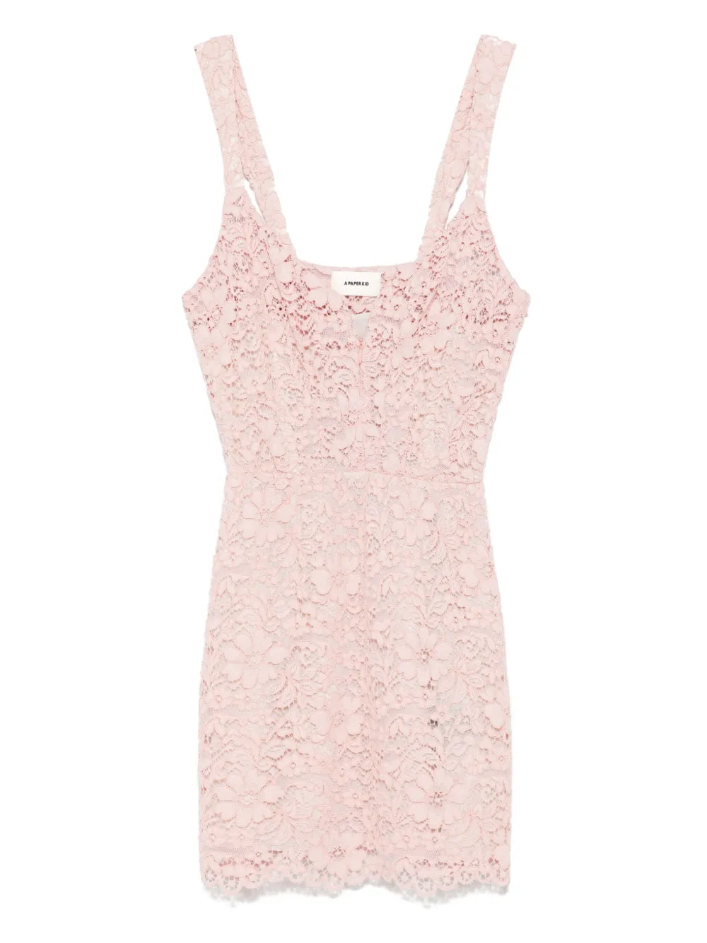 Corded-Lace Mini Dress