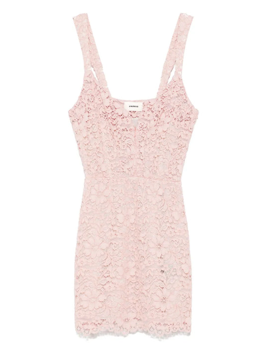 Corded-Lace Mini Dress