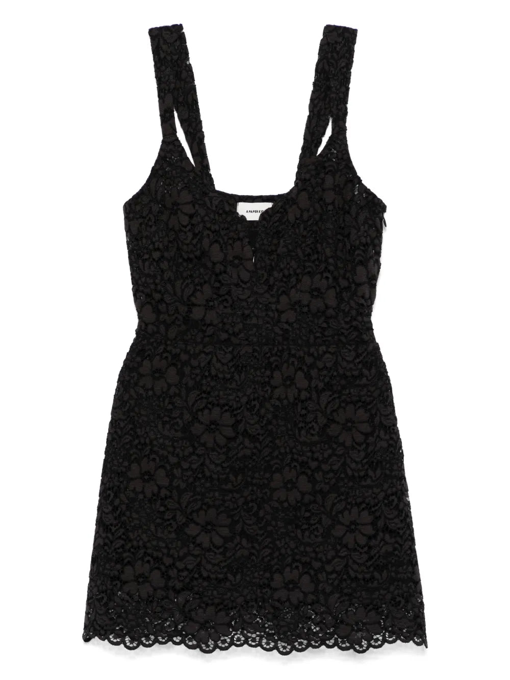 Corded-Lace Mini Dress