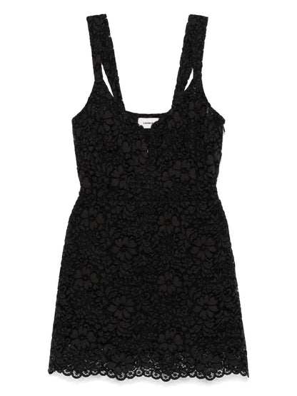 Corded-Lace Mini Dress