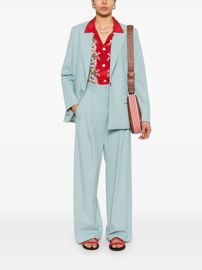 Pleat-Detail Trousers