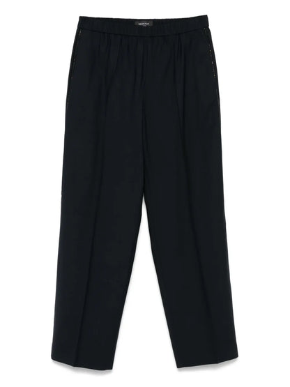 Beaded-Trim Trousers