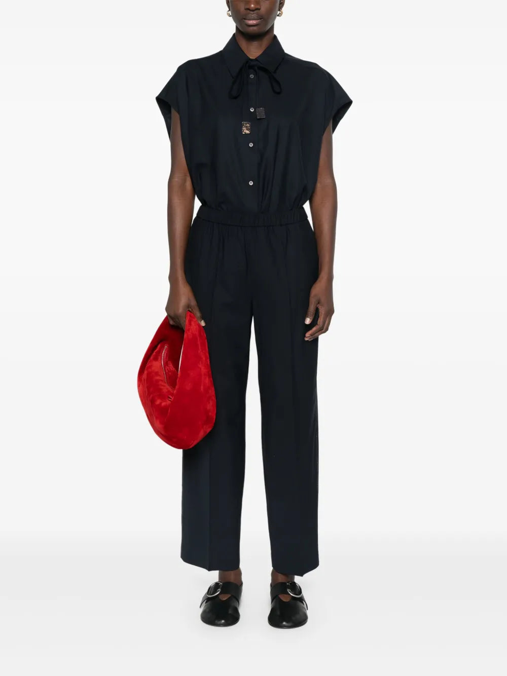 Beaded-Trim Trousers