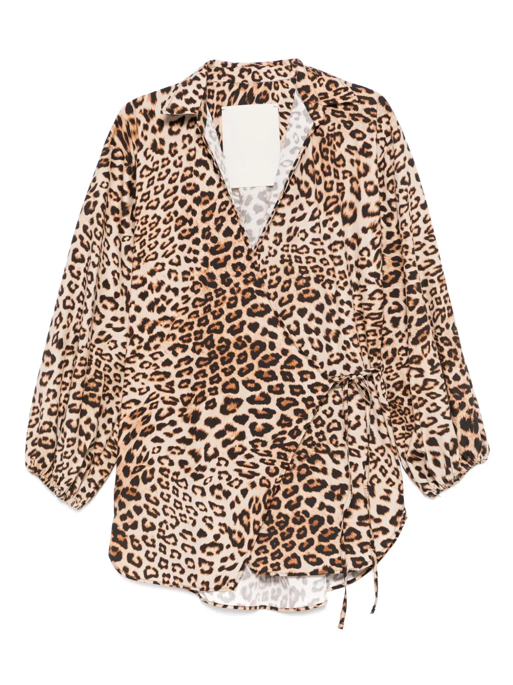 Leopard-Print Mini Dress