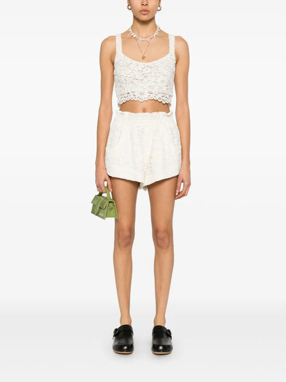 Corded-Lace Shorts