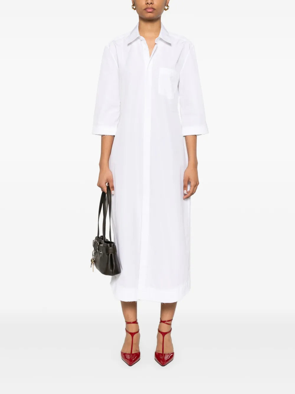 Cotton Midi Dress