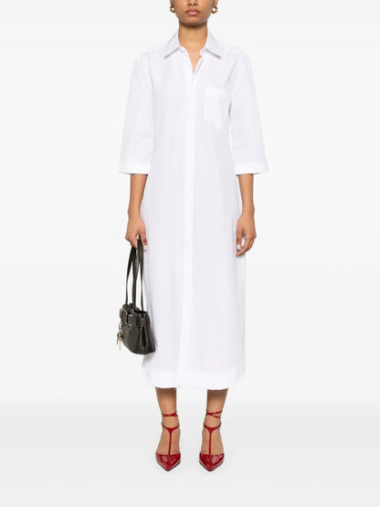 Cotton Midi Dress