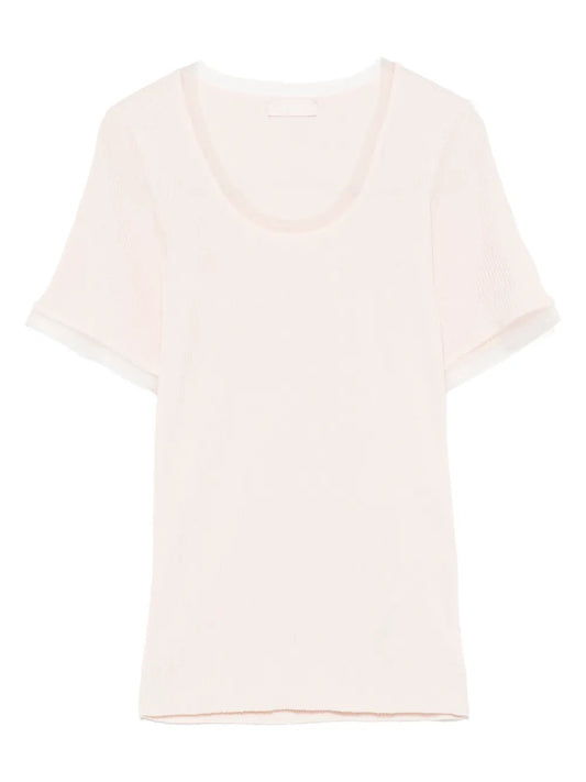 Tulle-Insert T-Shirt